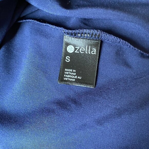 ZELLA Navy Blue "Refined" V-Back Tank Top Small - Picture 8 of 8